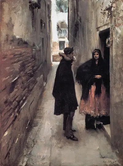 A Street in Venice John Singer Sargent